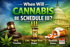 When Will Cannabis Be Schedule III